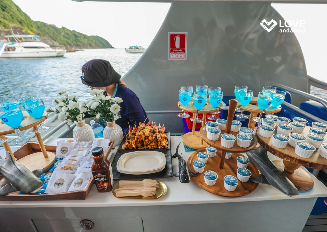 Phuket Phi-phi Islands Hopping tour New Product Launch! Luxury Fun Boat! (Mayabay + Maiton + Sunset + Philey lagoon Full Package With Long Tails)
