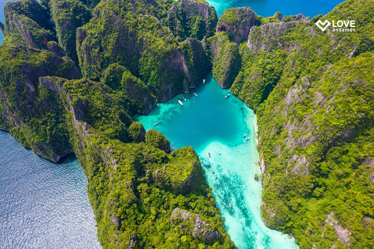 Phuket Phi-phi Islands Hopping tour New Product Launch! Luxury Fun Boat! (Mayabay + Maiton + Sunset + Philey lagoon Full Package With Long Tails)