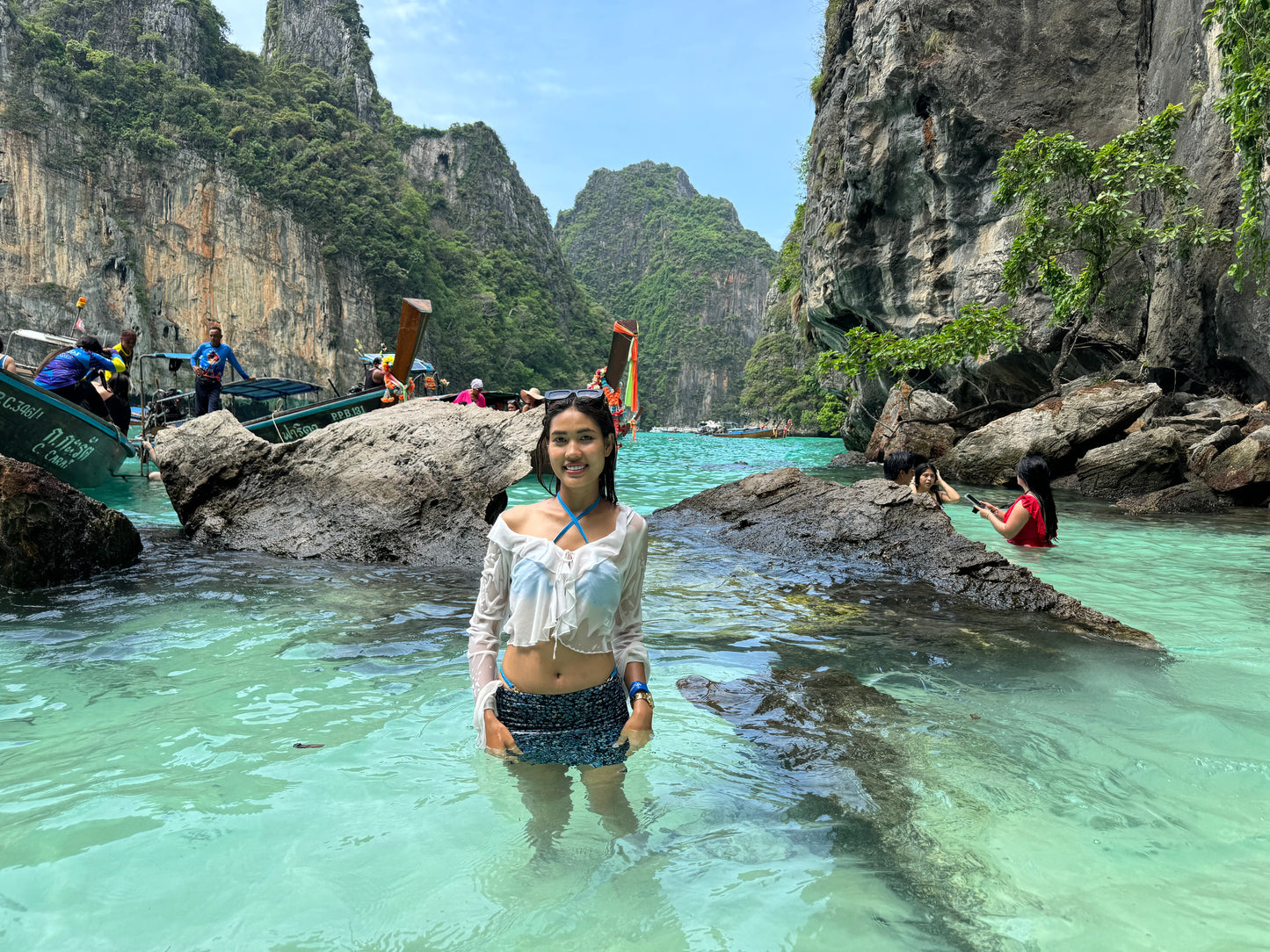Phuket Phi-phi Islands Hopping tour New Product Launch! Luxury Fun Boat! (Mayabay + Maiton + Sunset + Philey lagoon Full Package With Long Tails)