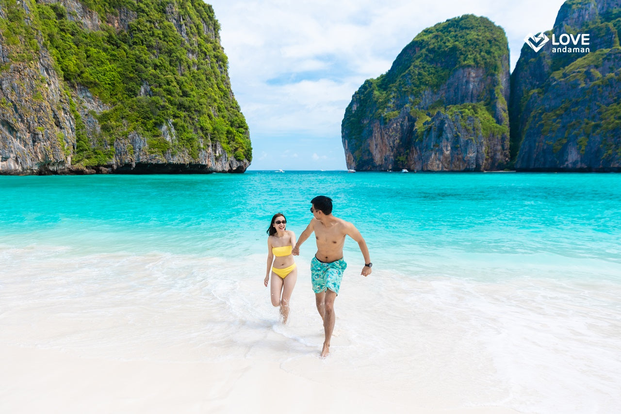 Phuket Phi-phi Islands Hopping tour New Product Launch! Luxury Fun Boat! (Mayabay + Maiton + Sunset + Philey lagoon Full Package With Long Tails)