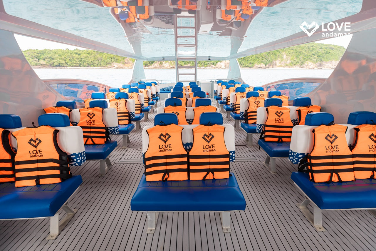 Phuket Phi-phi Islands Hopping tour New Product Launch! Luxury Fun Boat! (Mayabay + Maiton + Sunset + Philey lagoon Full Package With Long Tails)