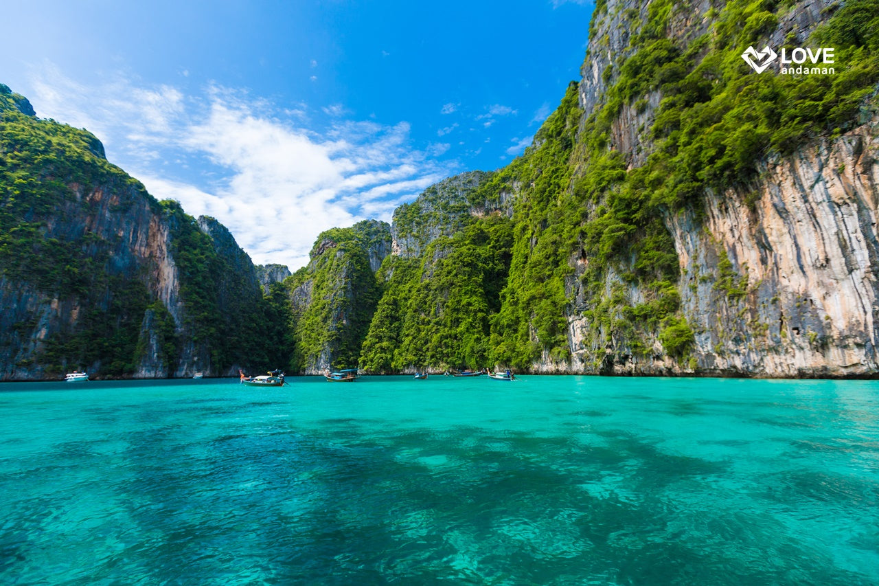 Phuket Phi-phi Islands Hopping tour New Product Launch! Luxury Fun Boat! (Mayabay + Maiton + Sunset + Philey lagoon Full Package With Long Tails)