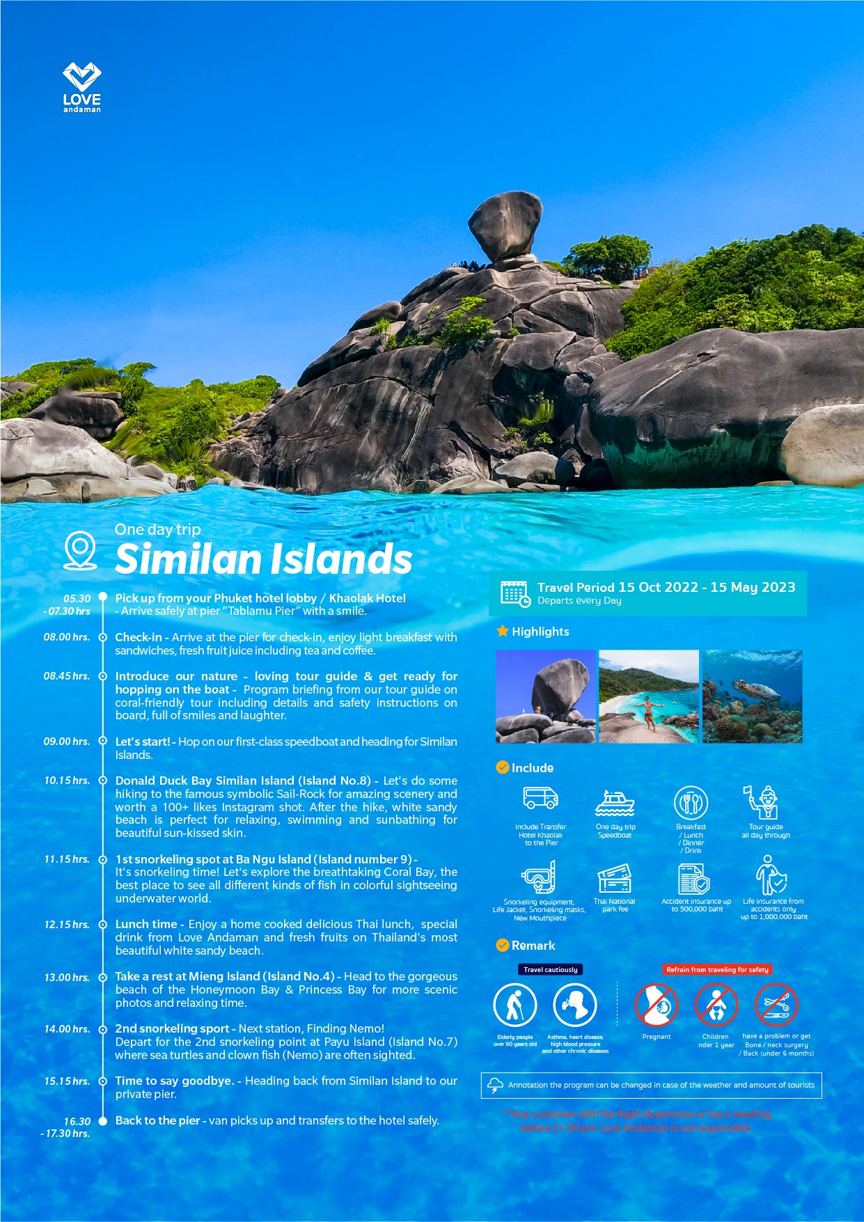 SIMILAN ISLANDS Premium hopping tour by Love Andaman