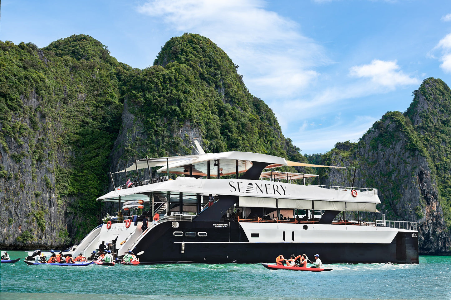 普吉岛 泰国 詹姆斯邦德岛（攀牙湾）豪华双体船之旅