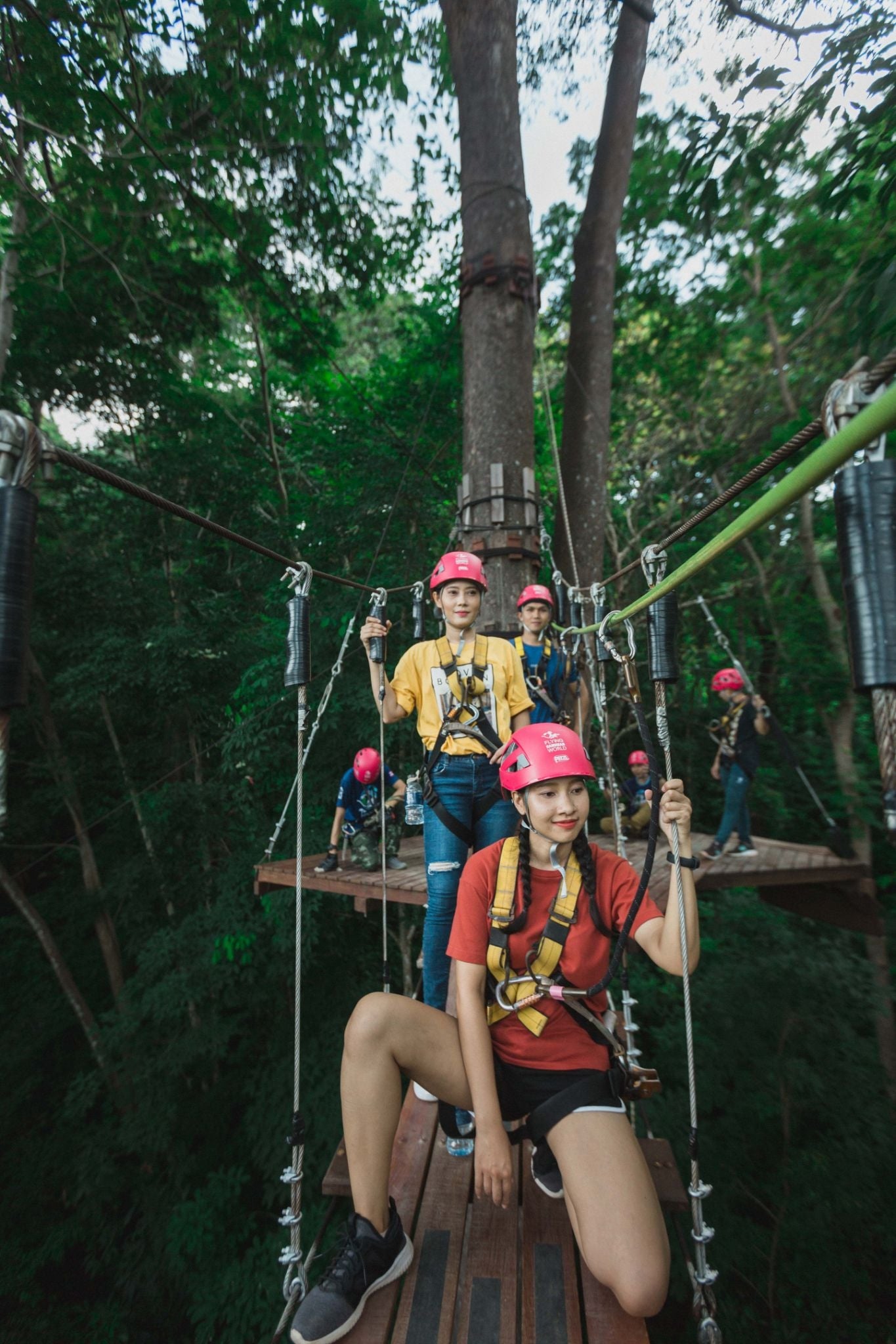 Phuket Thailand Hanuman world -Thailand's Biggest Zipline Park